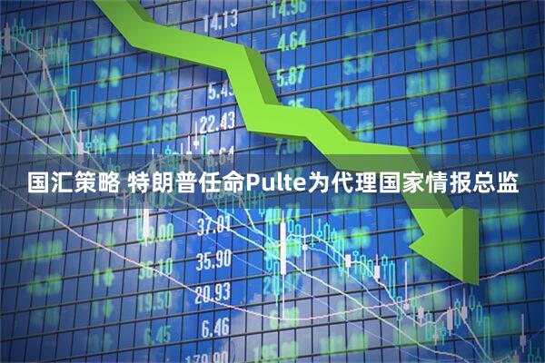 国汇策略 特朗普任命Pulte为代理国家情报总监